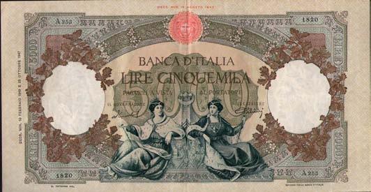 000 Lire - Marconi 24/10/1990 - Alfa 743; Lireuro 60A - Ciampi/ Speziali - Lotto di 5 biglietti consecutivi FDS 10 5482 5.000 Lire - Rep.