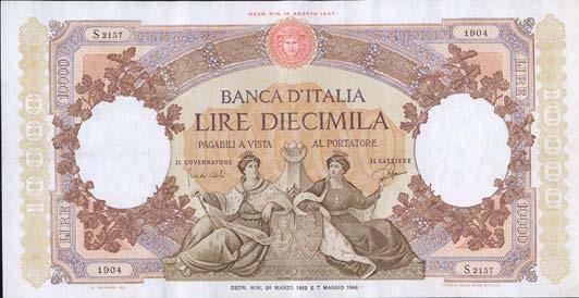 000 Lire - Michelangelo 08/06/1970 - Alfa 855; Lireuro 74 F - Carli/Lombardo FDS 25 5516 10.000 Lire - Michelangelo 14/01/1964 - Alfa 851; Lireuro 74 B R - Carli/Ripa qspl 15 5517 10.