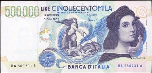 000 Lire - Caravaggio 2 tipo 12/05/1994 - Alfa 931; Lireuro 85A - Fazio/Speziali - Ondulazioni marcate da mazzetta FDS 45 5552 100.