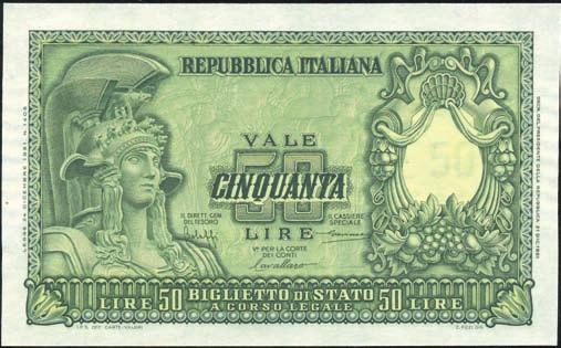 Lire 22/01/1911 - Serie 1371-1550 - Alfa 76; Lireuro 17B RRR - Dell Ara/Altamura meglio di MB 50 5345 Luogotenenza (1944-1946) 2 Lire 23/11/1944 - Alfa 41; Lireuro 9B - Bolaffi/Cavallaro/Giovinco FDS