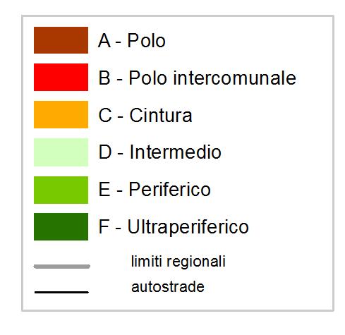 Le Aree Interne Italiane Classificazione Comuni Numero comuni % Altitudine media (mt) Popolazione % Variazione % 1971-2011 Superficie (Kmq) Polo 217 2,7 148 20.983.786 35,3-6,9 28.