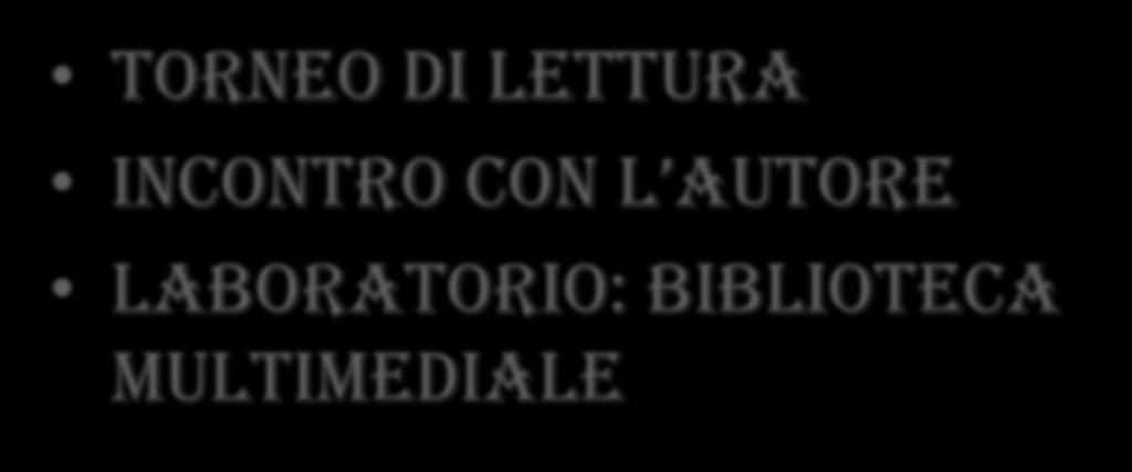 Un rendez-vous con l autore Torneo di lettura