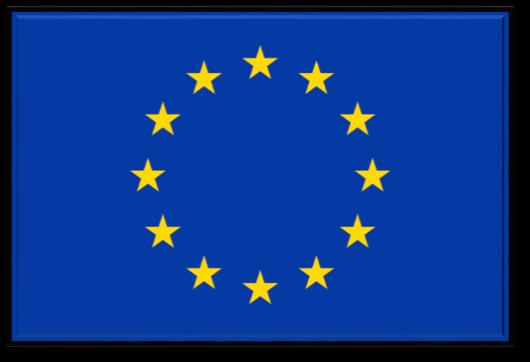 europea è costituita da un cerchio, simbolo di perfezione e unità, e da 12 stelle dorate su uno sfondo blu.