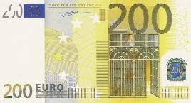 7 tagli; a differenza delle monete euro, sono