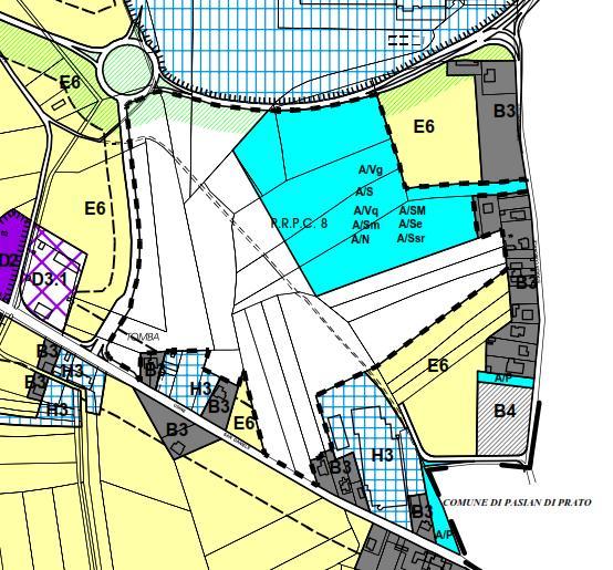 Zona territoriale: La perimetrazione effettuata con la Variante 40 individua nella tavola di Zonizzazione P2a la delimitazione