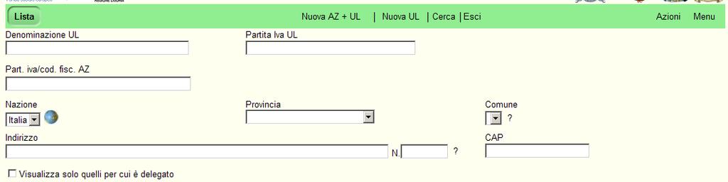 Pag. 6/26 3. Deleghe L opzione Deleghe di Figura 3 permette di operare per conto di altre aziende: è vincolante delegarsi esclusivamente alle aziende per le quali è stato ricevuto mandato.