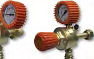 H 25001018 D581 dattatore per bombola KEMP581 ~ Cylinder KEMP581 adapter C D Riduttori di pressione ~ Pressure