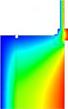 temperature Trasmittanza termica lineica Ψ = 0,45 W/mK (UNI EN ISO 1468 -