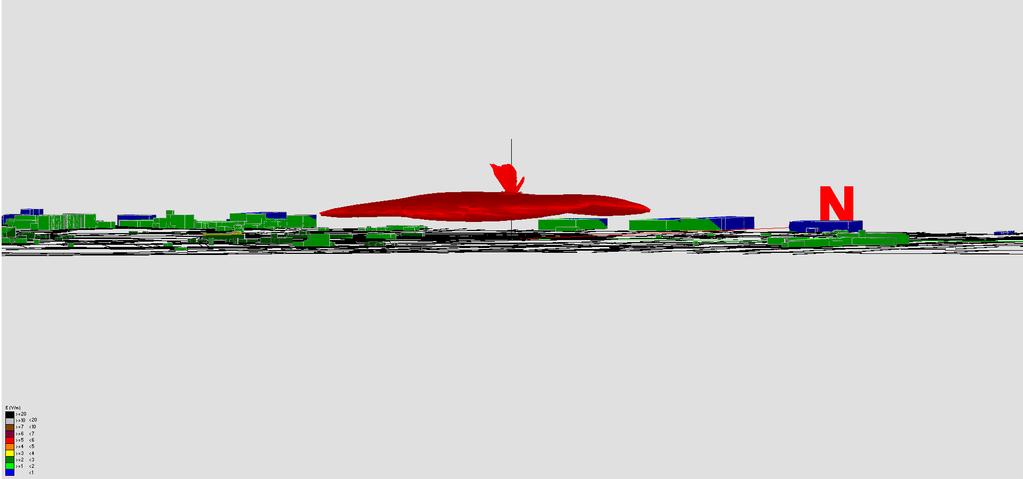 Fig. 11 Impatto elettromagnetico zona