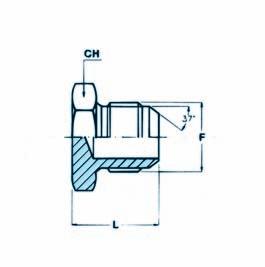 T14 24 24x1,5 15 24 30 T14 26 26x1,5 15 24 32 T14 28 28x1,5 16 24 34 T14 30 30x1,5 17 27 38 Tappo maschio cieco o svasato gas Din 7604 Vcr r q"o cuej kq"" ekgeq"q"uxcuc vq"i cu" Tappomaschio F