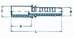 CODICE D T C L E60-3/16-6 3/16 6 29 55 E60-3/16-8 3/16 8 29 55 E60-1/4-6 1/4 6 30 58 E60-1/4-8 1/4 8 32 60 E60-1/4-10 1/4 10 32 60 E60-1/4-12 1/4 12 33 61 E60-5/16-10 5/16 10 33 61 E60-5/16-12