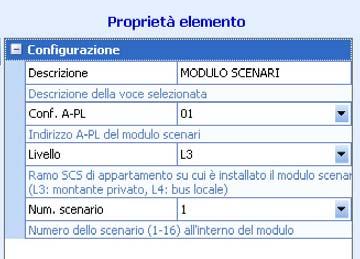 comando CEN N scenario Diffusione sonora Inserire