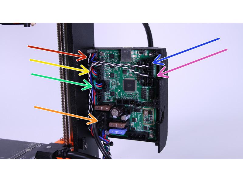 Step 10 Connettere la componente elettronica parte 1 Motore Asse X