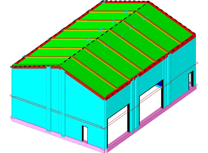 1 Rappresentazione generale dell'edificio Struttura