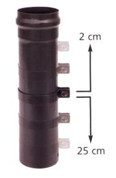 10x100 - Confez. 4.00* - tubi per stufe pellets a T pesanti femmina/femmina spessore TSTSP8 diametro cm.8 - Confez. 4.00* - TSTSP10 diametro cm.