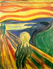 3) Con quali mezzi del linguaggio pittorico Munch riesce a trasmettere nel dipinto proposto l angoscia e il suo dramma esistenziale?