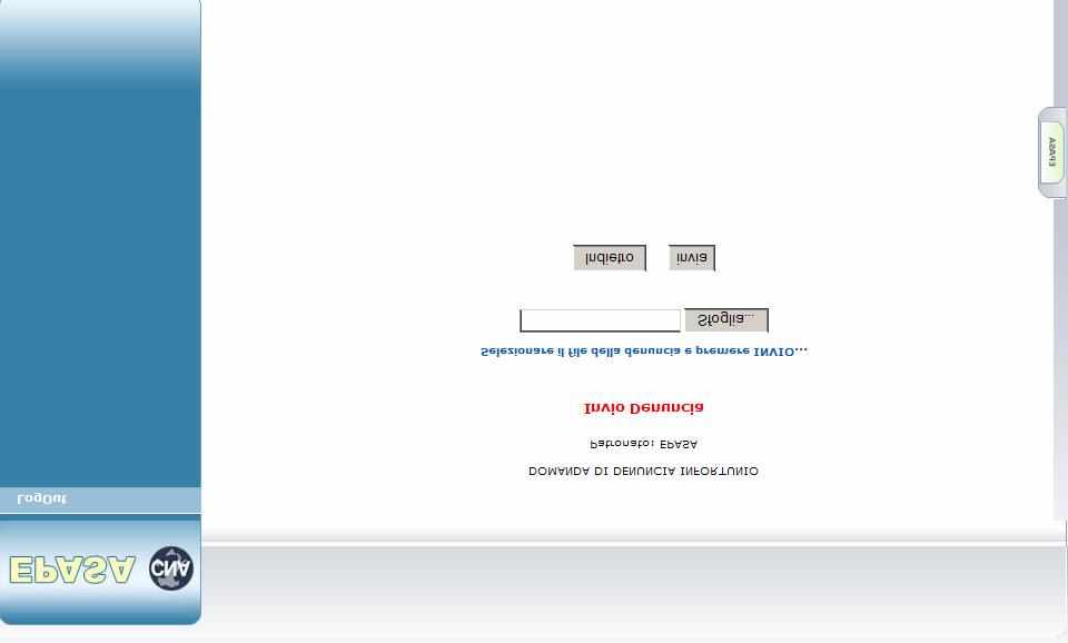 La Denuncia di Infortunio Opzione di caricamento da file xml dei dati anagrafici dell infortunato e dell impresa Per gli utenti CNA dei sistemi CRT è stata predisposta una funzione che consente il