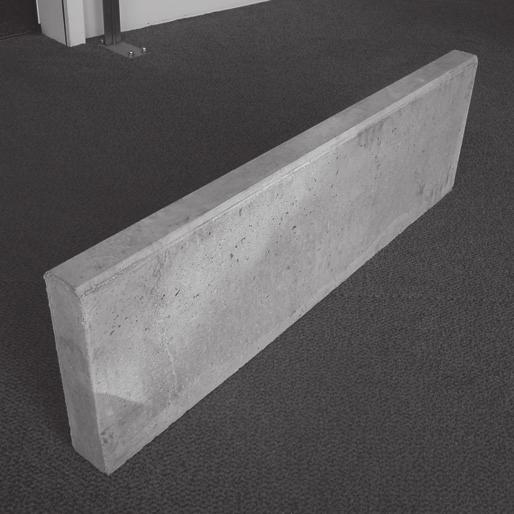 ordura in beton, colata F6302 Art.-Nr. W L M pz./pal G CF/m grigio, liscia, smussata sui 2 lati 137310 FE 21 33 6 30 108 13 36.
