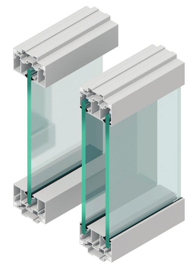 CBI EUROPE INFINITY L mm H 63 mm single centered glass vetro singolo centrato 10 mm / 12 mm stratified glass (5 + 0.38 + 5) (6 + 0.38/0.