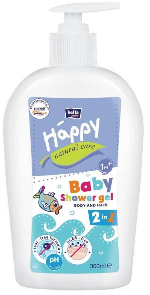 BELLA BABY HAPPY NATURAL CARE cosmesi per bambini Bella Baby Happy Natural Care Gel detergente 2 in 1 deterge delicatamente prendendosi cura della pelle e dei capelli del bambino grazie alle delicate