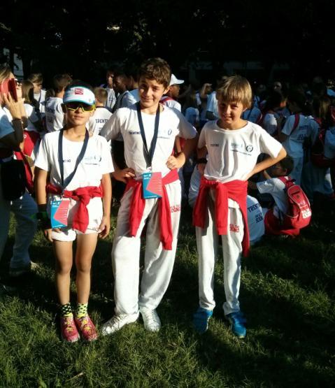 Assieme a loro gli Youth Fersen Triathlon (Tommaso Poletti, Samuele Leonardelli, Federico