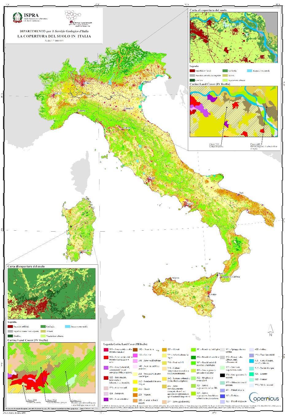 ARTIFICIALI TERRITORI BOSCATI E AMBIENTI SEMI-