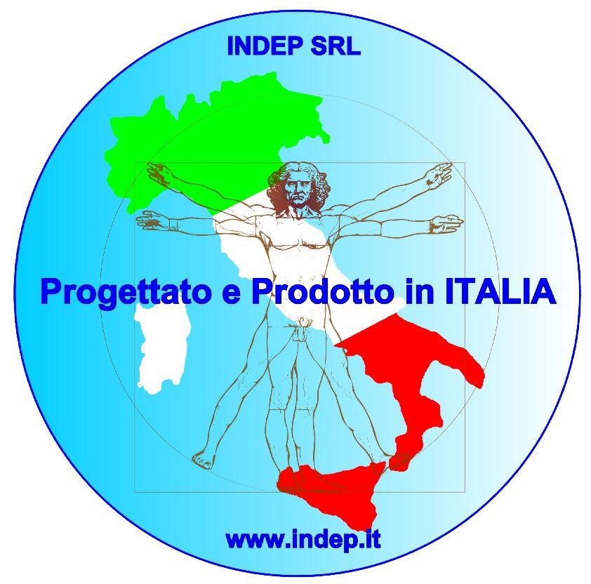 Tutti i dispositivi presentati in questo documento sono stati interamente progettati e prodotti in ITALIA dalla INDEP SRL.