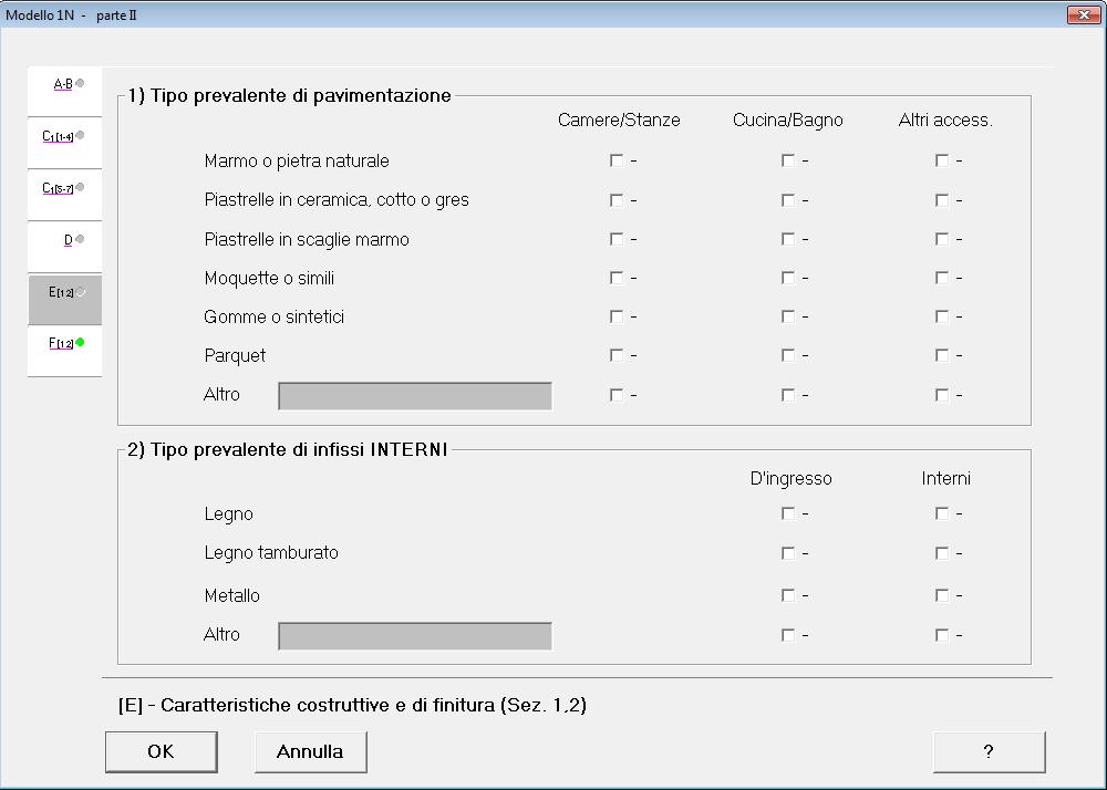[E] - Caratteristiche costruttive e di finitura (Sez.