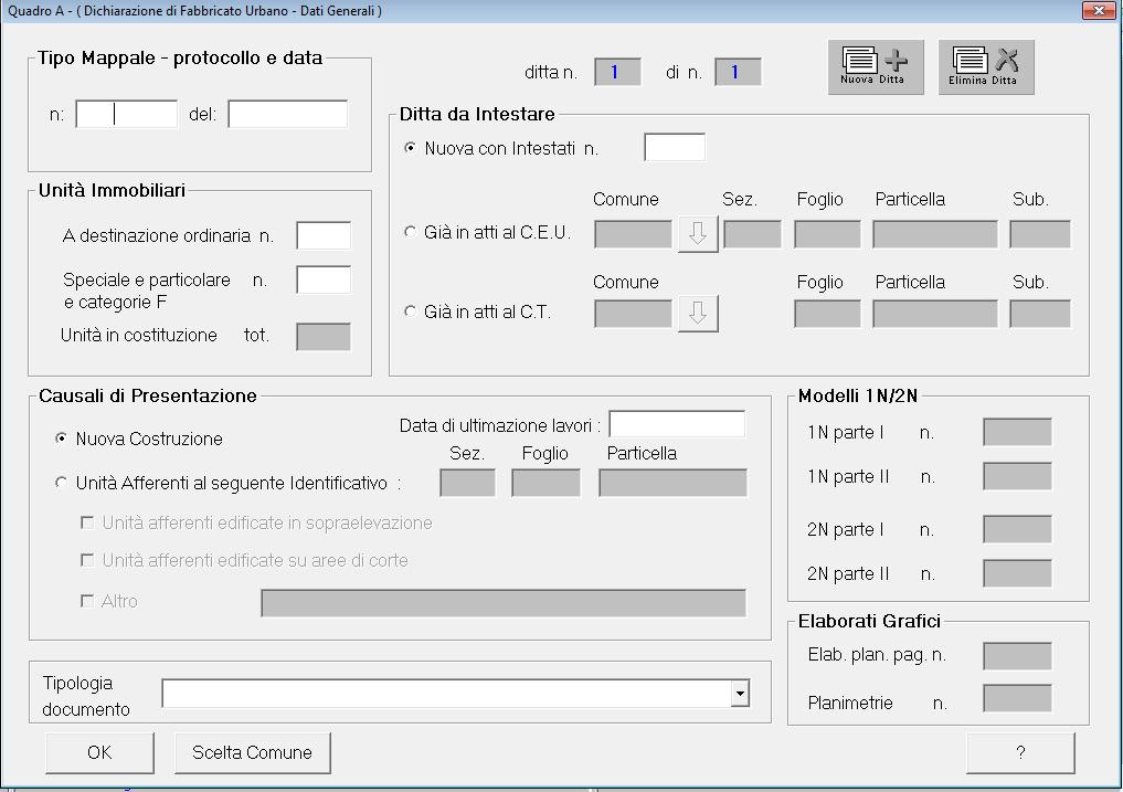 3.2.5 Tipo di operazione Nel quadro U del software Do.C.Fa.