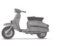 1950 LAMBRETTA LC 125 Questa è stata la prima Lambretta ad aver integrato il