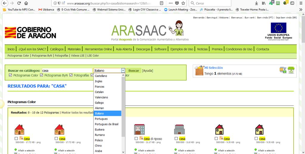COME RECUPERARE SIMBOLI ARASAAC Colleghiamoci al sito di ARASAAC: http://www.arasaac.