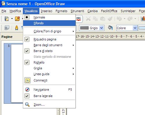 TABELLA CON OPEN OFFICE DISEGNO (DRAW) Il seguente tutorial è creato con Open Office 4.1.2. Versioni differenti del programma possono presentare nomi e posizioni dei tasti differenti.