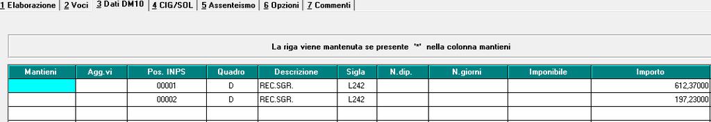 TETTO PREMI: viene riportato il premio storicizzato in anagrafica ditta videata 8 scelta Sgravio contr. liv. sottoscelta 2014 in griglia alla sezione SGRA- VIO 1,60% per l anno 2014 al rigo Importo.