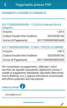 B. PROCEDURA GENERAZIONE AVVISO DI PAGAMENTO DALL APP SPAZIO SCUOLA Dopo aver compiuto i passaggi delle figure 1 2 e 3 della procedura del pagamento con carta di credito (PAGG.