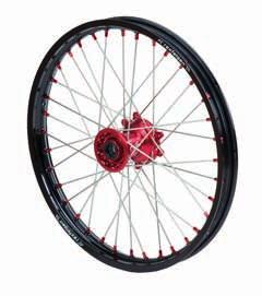 RUOTE MX-EN MX-EN WHEELS DISPONIBILI ANCHE CON RAGGI NERI AVAILABLE ALSO WITH BLACK SPOKES Assemblate con mozzi SPORT (pag. 40 per caratteristiche) Assembled with SPORT hubs (for technical features p.