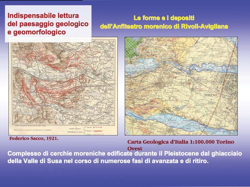 TERRITORIO Le forme e i depositi dell anfiteatro morenico di Rivoli-Avigliana Presentazione di Marco Giardino, consulente del Comune di Villarbasse, effettuata durante l audizione dei Sindaci della