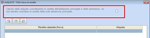 Estendere, o meno, la detrazione agli occupanti selezionando, o meno, il campo <estensione detrazione agli occupanti>; nel campo <Detrazione Figli> l'eventuale detrazione deliberata dal comune.