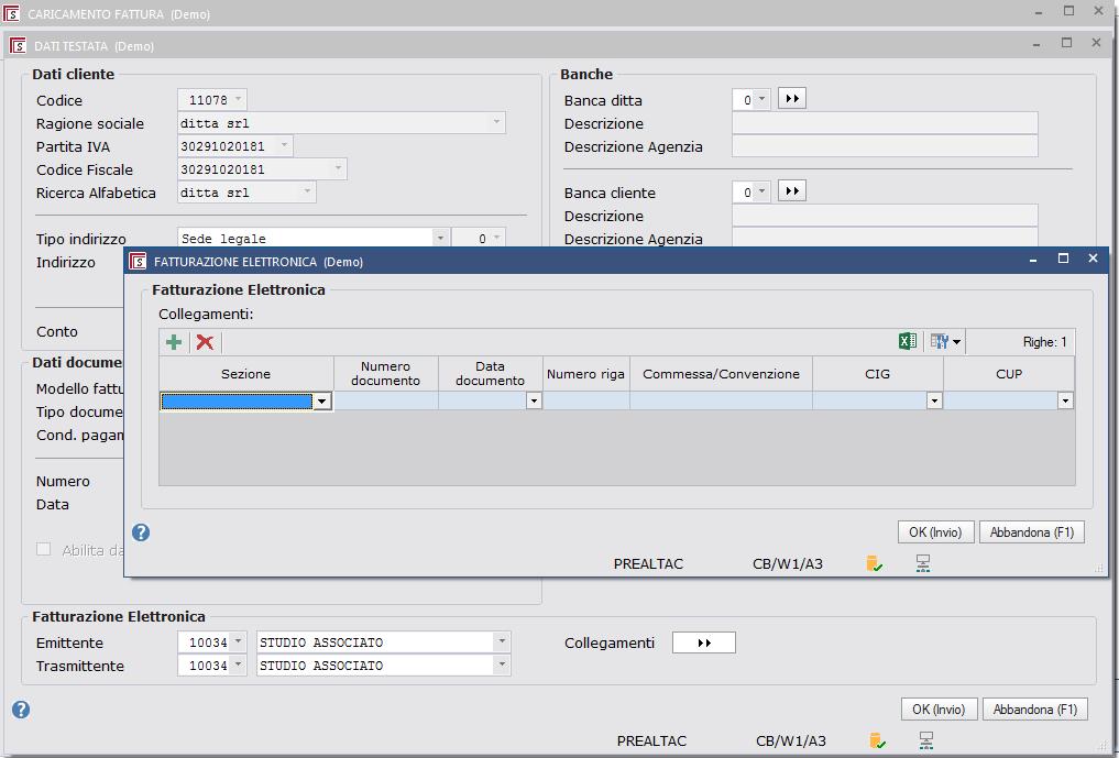 Generazione file XML Fatture Elettroniche: emissione delle fatture Anche nei Dati testata è possibile