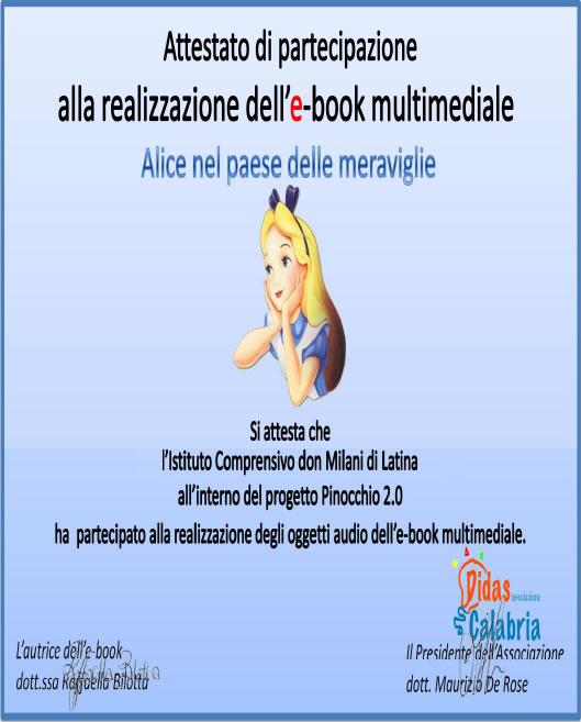 e-book multimediale Alice