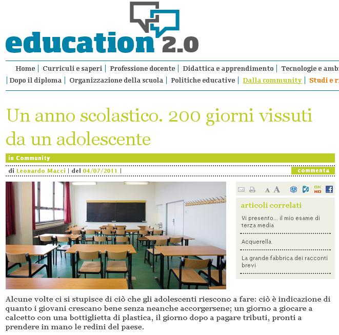 I nostri studenti scrivono