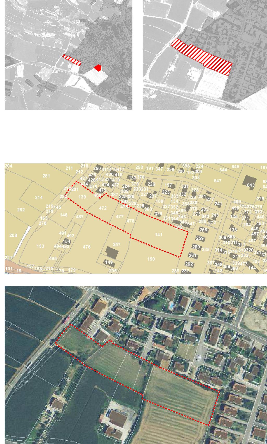 ATout_B02.a Via Verdi L ambito è caratterizzato da terreni di proprietà privata ad uso agricolo, in cui è previsto un completamento residenziale a chiusrura del margine urbano esistente.