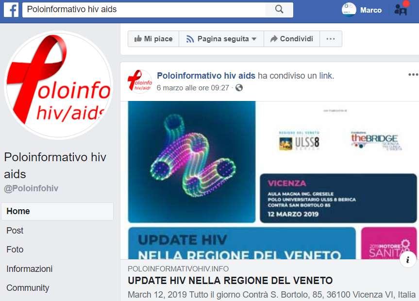 Facebook Poloinformativo hiv aids (6 Marzo