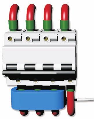 SCHEMI DI INSERZIONE WIRING DIAGRAMS MASSIMA SEMPLICITÀ D INSTALLAZIONE VERY EASY INSTALLATION per linea trifase a 3 fili - for 3-phase 3 wires system per linea trifase a 4 fili - for 3-phase 4 wires