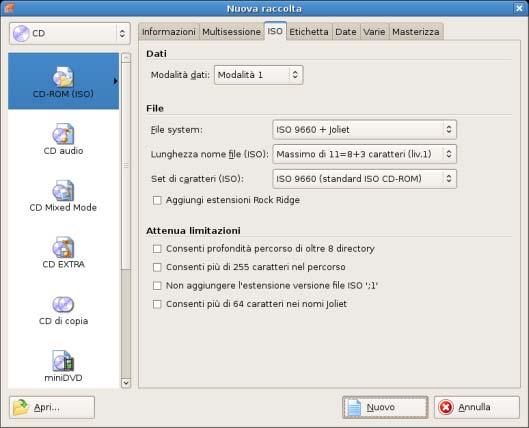Disco dati 5 Disco dati 5.1 Compilazione di CD/DVD di dati Con Nero Linux è possibile compilare e masterizzare tutti i tipi di file e cartelle.