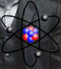 nucleo centrale positivo modello atomico con