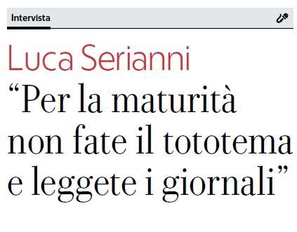 TESTO ESPOSITIVO 2+3+2) MATERIALI DOCUMENTO Serianni, quadri di riferimento,