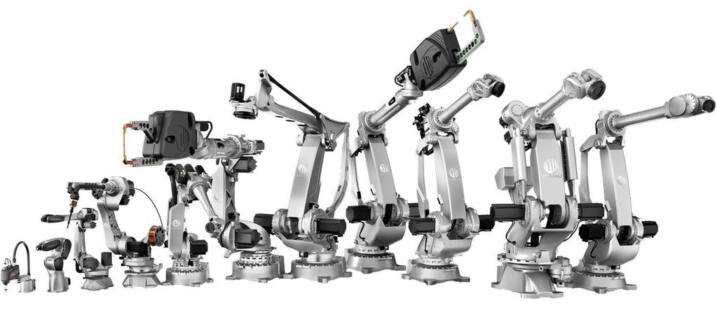 Prodotti Robotics & Automation Produttori di robot industriali dal 1975 Gamma prodotto molto ampia- Payload da 3 a 650
