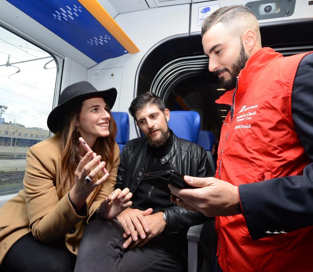 Servizio 3 A bordo ASSISTENZA A BORDO Due o più risorse danno il benvenuto a bordo e si affiancano al capotreno nell attività di assistenza ai viaggiatori e di controlleria.