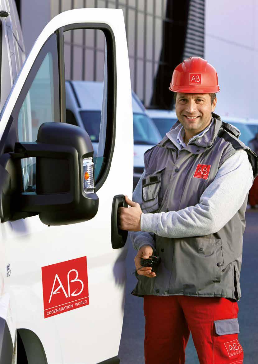 40 41 Il SERVICE Con oltre 250 tecnici specializzati che operano globalmente, AB Service è completamente dedicata all