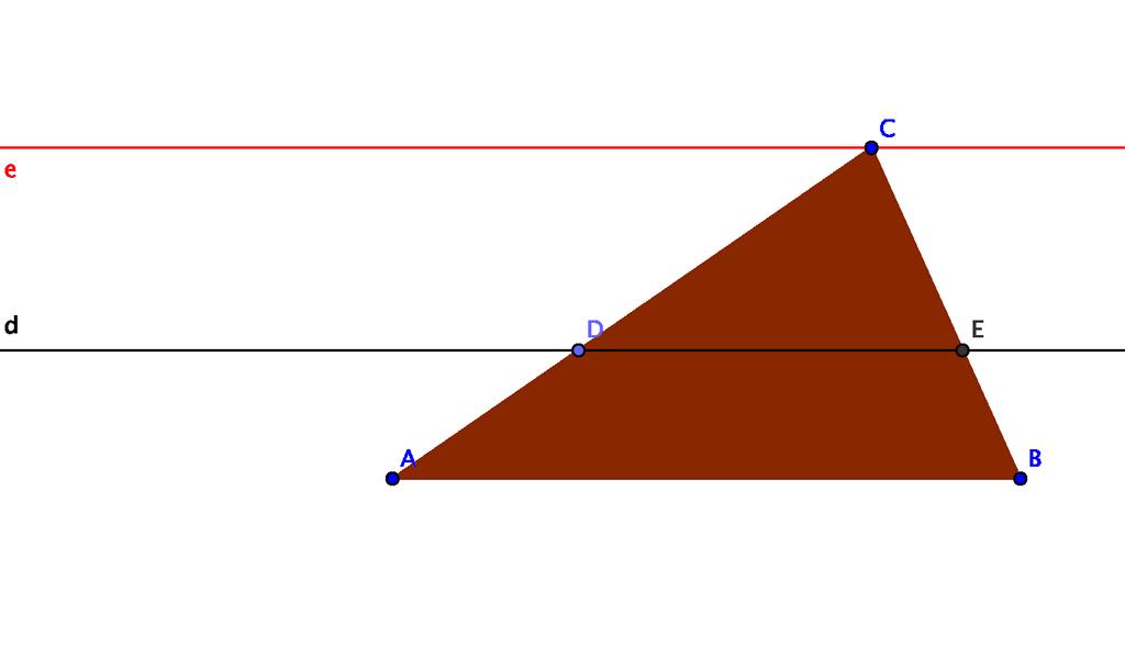 3 Dimostrazione. Si dimostra che l angolo esterno EBC è maggiore dell angolo interno non adiacente BCA. Indicato con D il punto medio del lato BC, sia A il simmetrico di A rispetto a D.